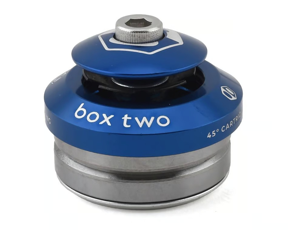 BOX TWO BMX Integrated Headset - 1" (NOT 1"1/8TH) BLUE