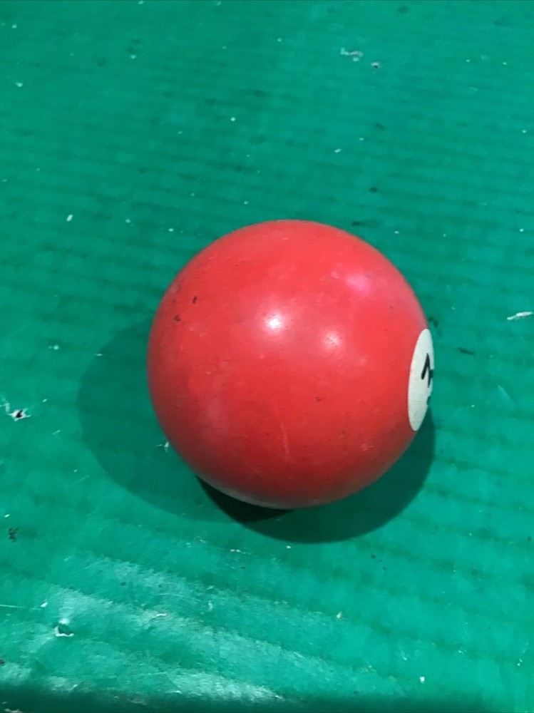 VTG Replacement Billiard Pool Ball 2 1/4" Diameter Number 3 Red Solid (B)