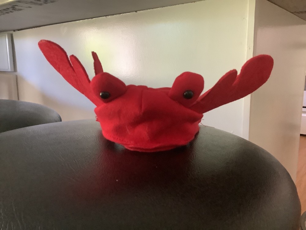 Plush Red Crab costume for Cat/Rabbit