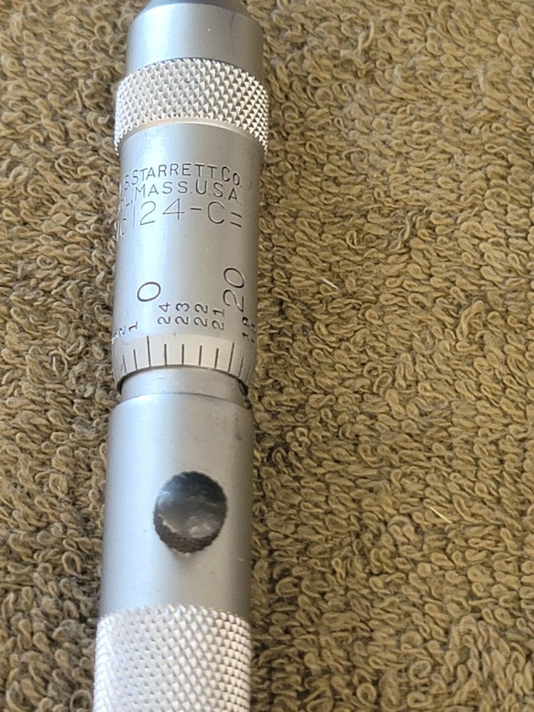 Starrett 124 C Inside Micrometer