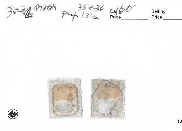 EASTERN RUMELIA 1885 SCOTT 35-36 MINT GROUP.