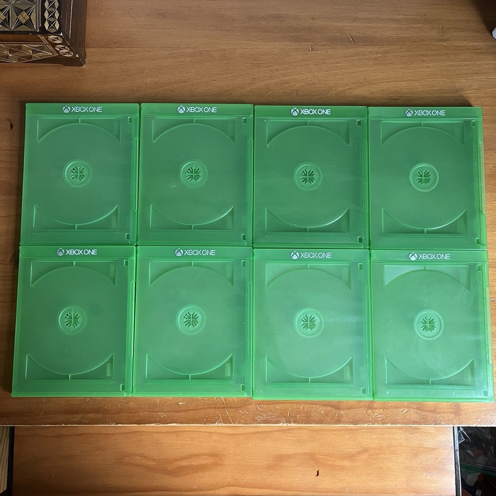 Authentic Xbox One Cases set of 8