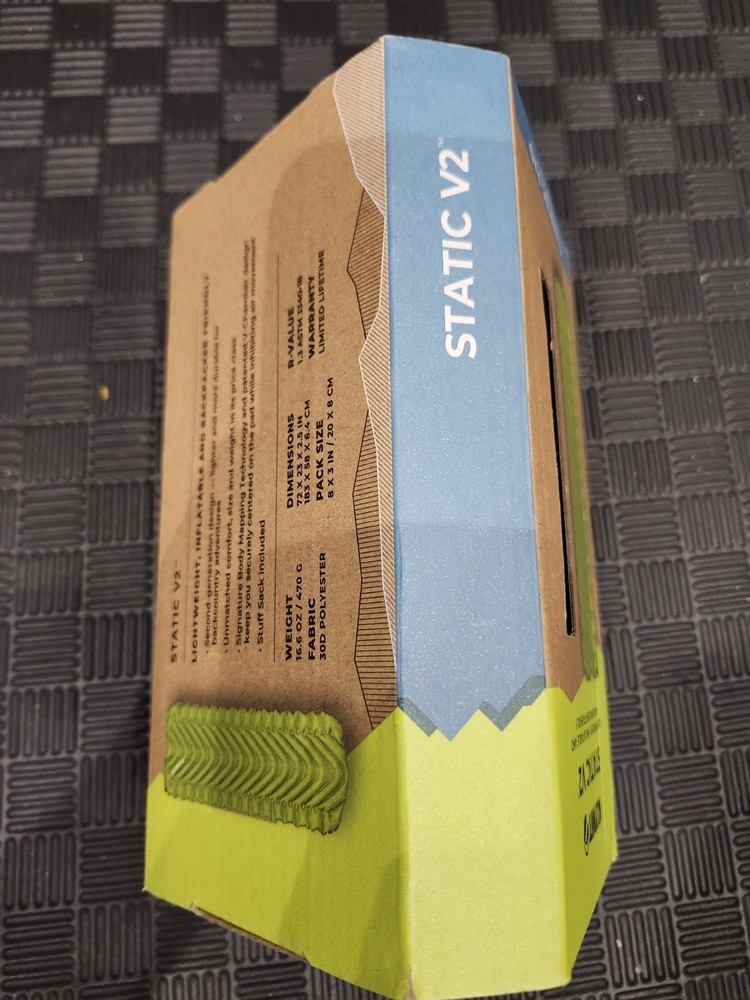 Klymit Static V2 Sleeping Pad Green Regular