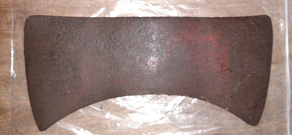 DOUBLE BIT AXE HEAD VINTAGE RED PAINT 3LBS 10OZ