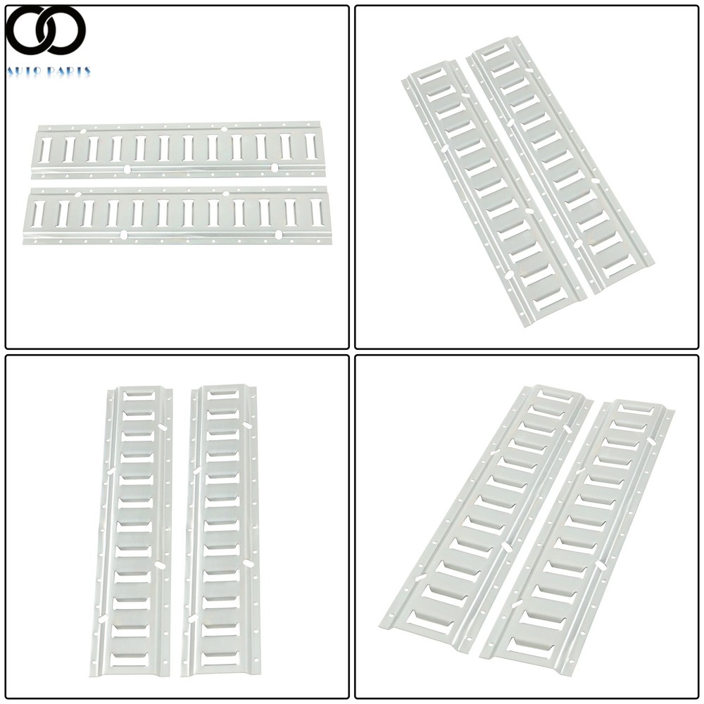 For Trailers Secure Load 6 Pack 2' E Track Tie Down Rail Kit Galvanized Steel