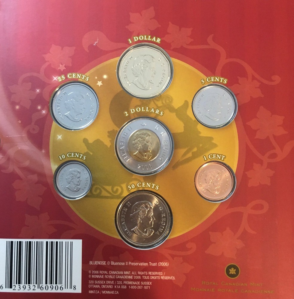 2006 COMMEMORATIVE HAPPY HOLIDAYS 7 COIN SET