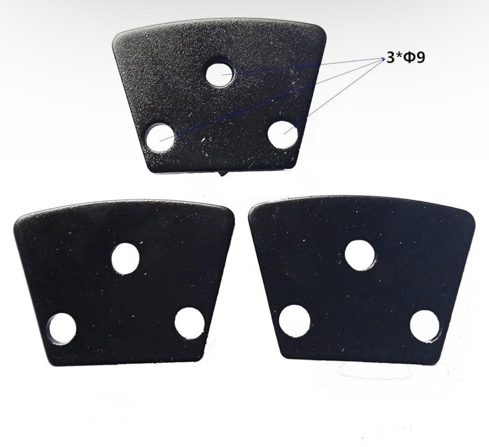 3 Pcs Trapezoid Genenal Sintering Diamond Grinding Disc Block for..(16#-Medium)