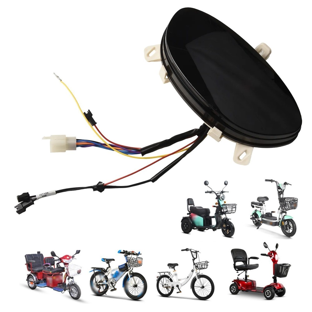 High Resolution LCD Display for Electric Bikes Scooters (63 characters)