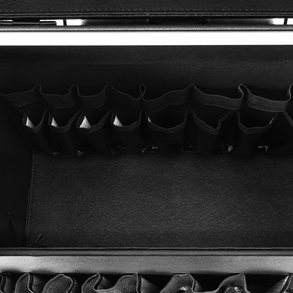 Floor Standing Rolling Makeup Case Cosmetic Trolley Makeup Storage Organizer Box