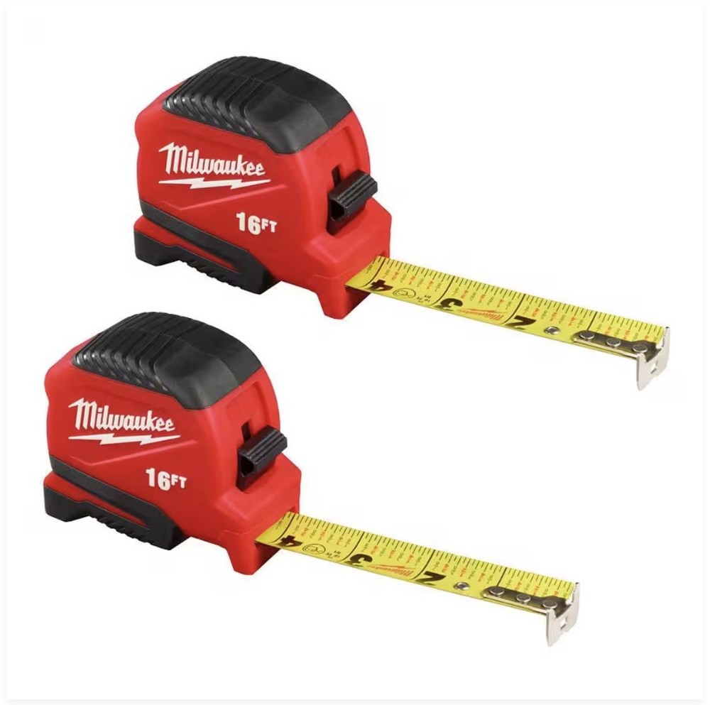 Milwaukee 16ft Compact Tape Measure 2-Pack