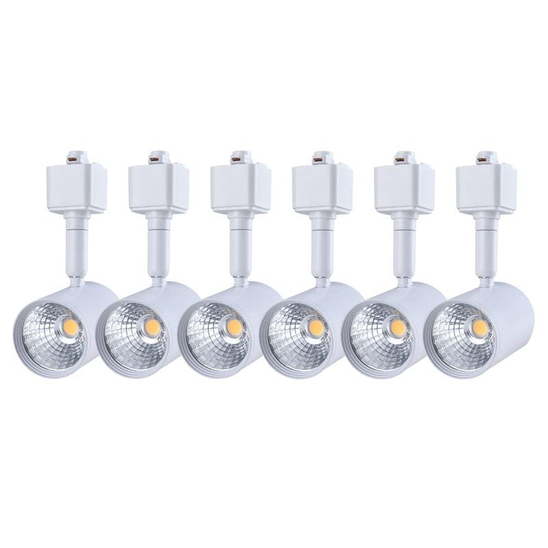 mirrea 6 Pack LED Track Lighting Heads Compatible (3000K Warm White)