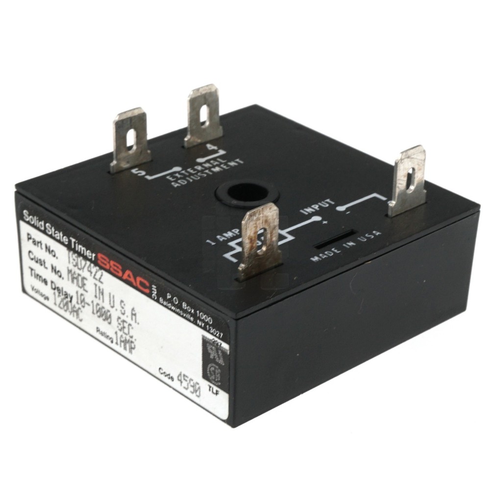 SSAC TSD7422 Solid State Timer-Interval/Delay-on-Break, 1 Amp, 120VAC 10-1000sec