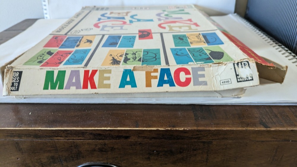 1962 Game Make A Face Milton Bradley