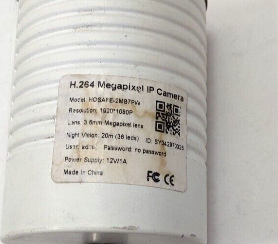 HOSAFE IP 2MP Security Camera HD Night Vision HOSAFE-2MB7PW