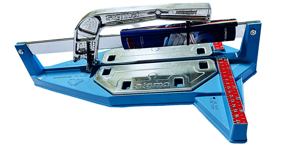 SIGMA 7F 14" PULL Tile Cutter + 10" Diamond Mesh Blade SHIPS VERY FAST FROM USA
