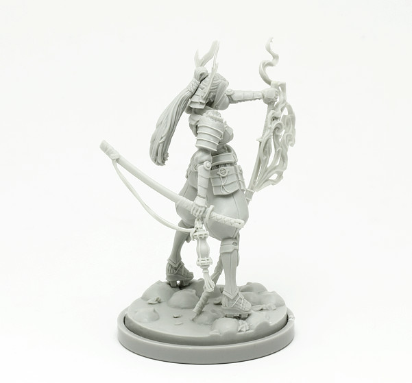 Resin Kit 421 Kingdom Death Samurai 30mm Base Size