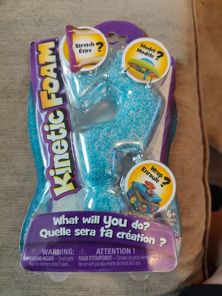 SPIN MASTER Kinetic FOAM, Single Pack, Blue. NEW IN PACK