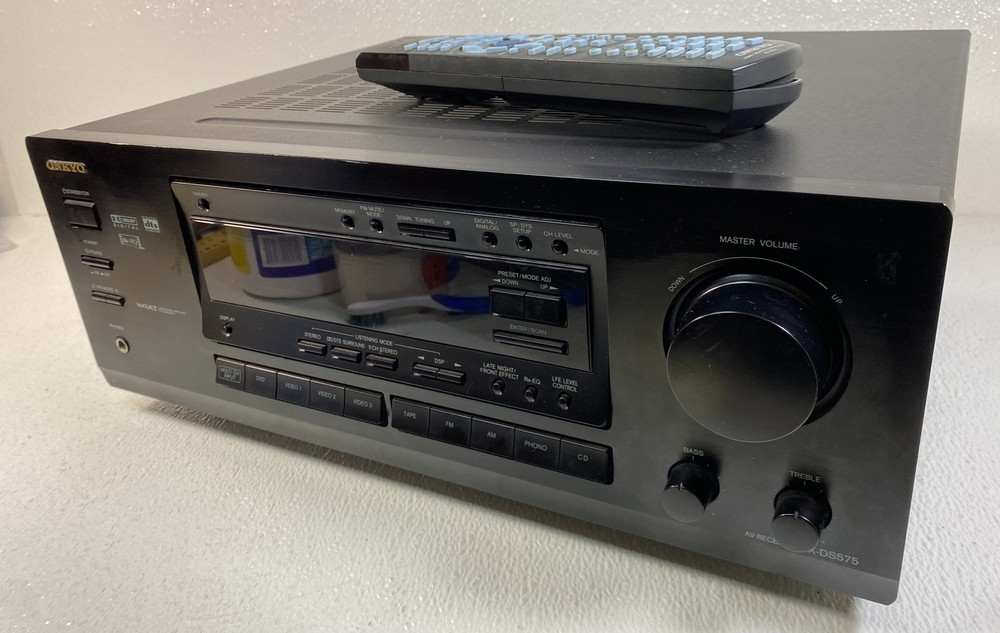 Onkyo AV Receiver Model TX-DS575 Multi Channel input With Remote - Tested.