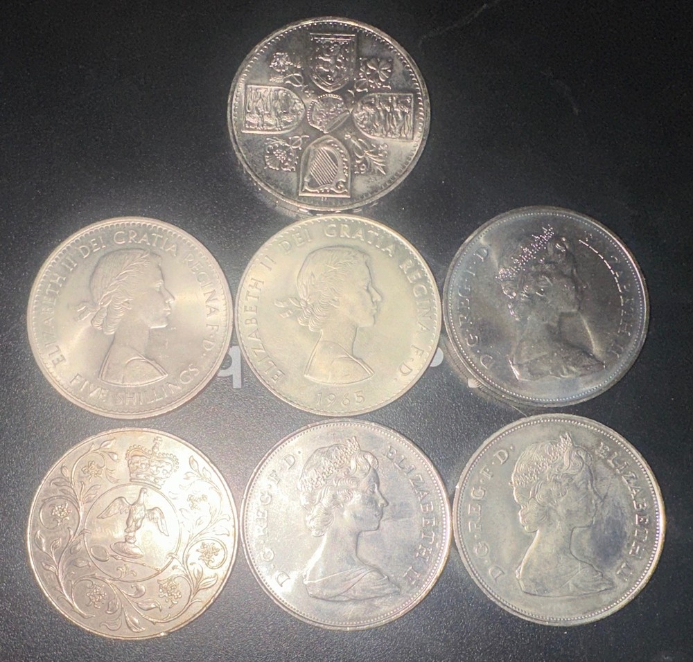 7 Crown Coin Set