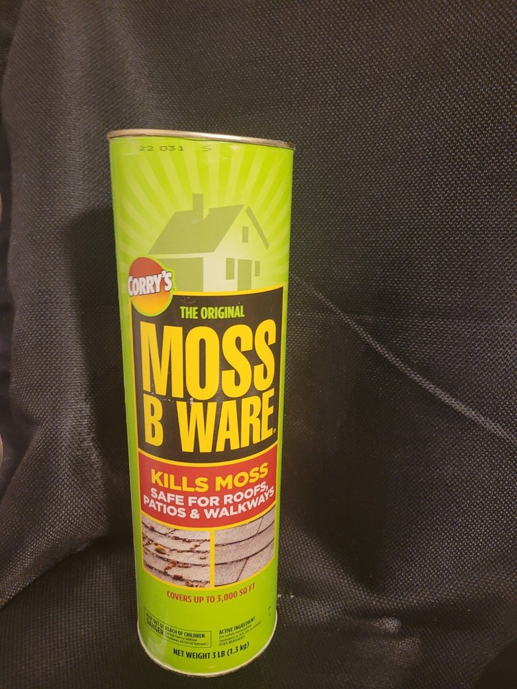 Corry's Moss B Ware, Solid, White, 3 lb Can READ ENTIRE DESCRIPTION