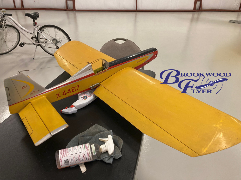 Aldrich AG-1 DUSTER PLAN + CONSTRUCTION ARTICLE for 54" UC Stunt Model Airplane