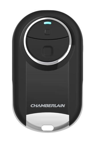 Black Poly Mini Universal Garage Door Opener Remote Compact 2 Button Control