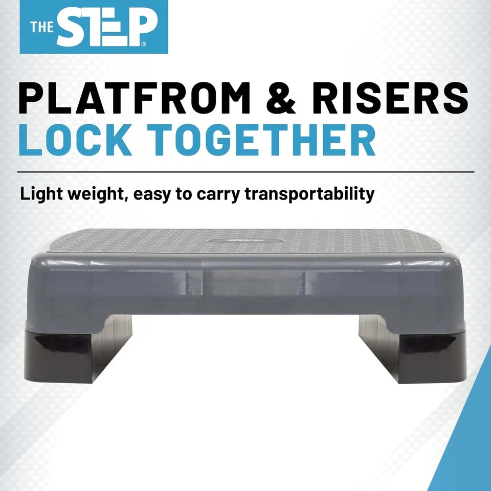 Mini Aerobic Stepper Compact Home Workout Step Platform
