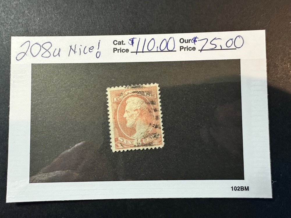 Scott # 208 ***Very Nice!!***  2024 Scott Catalogue Value $110.00