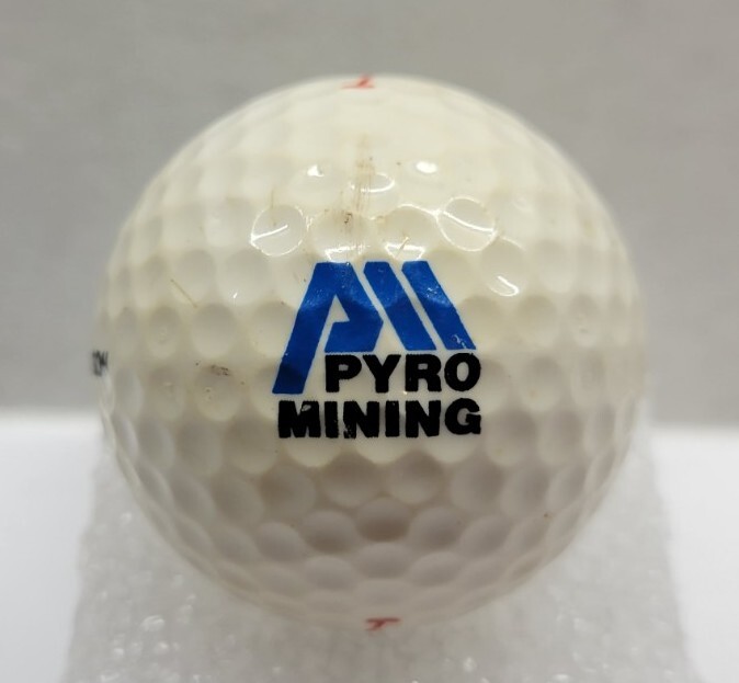 Pyro Mining Logo Golf Ball 384 Pinnacle 1