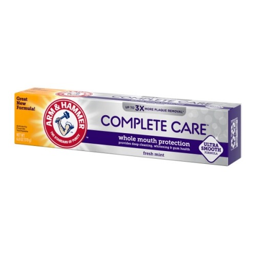 Arm & Hammer Complete Care Fluoride Anticavity Toothpaste Fresh Mint 6 Oz Each
