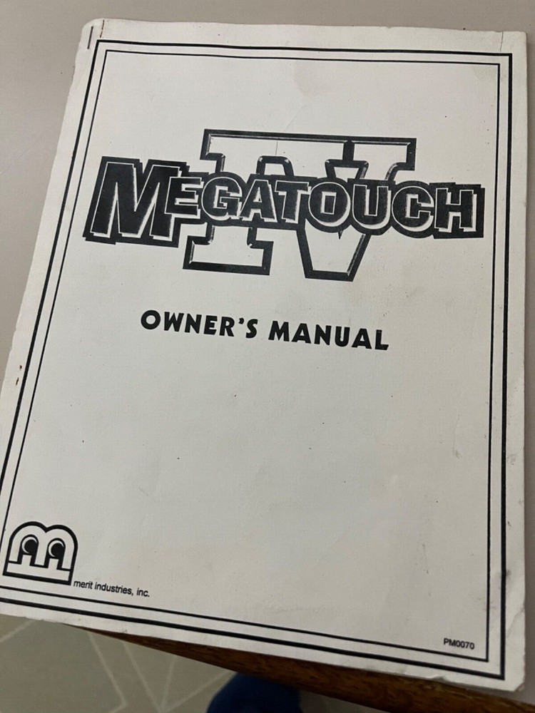 Megatouch IV Arcade Owner Manual