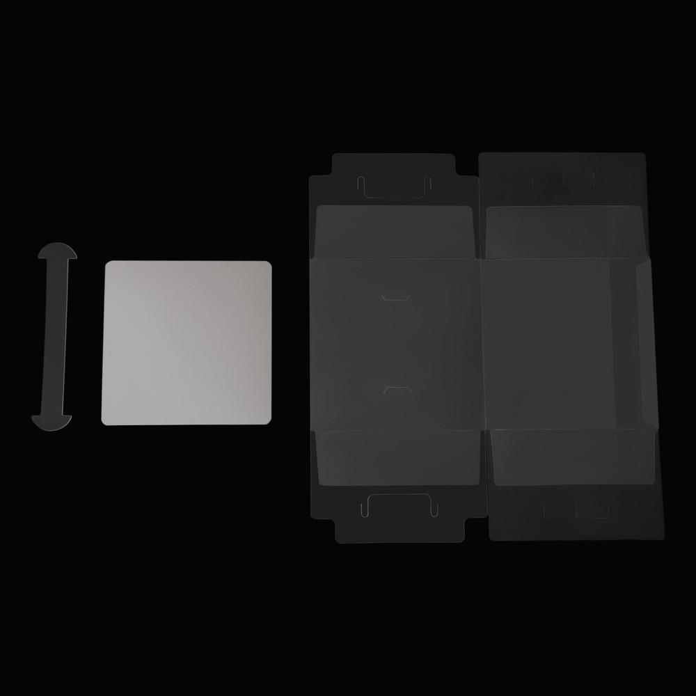 50 Clear Cake Boxes with Handles - 3 Inch, Tear-Resistant & Durable