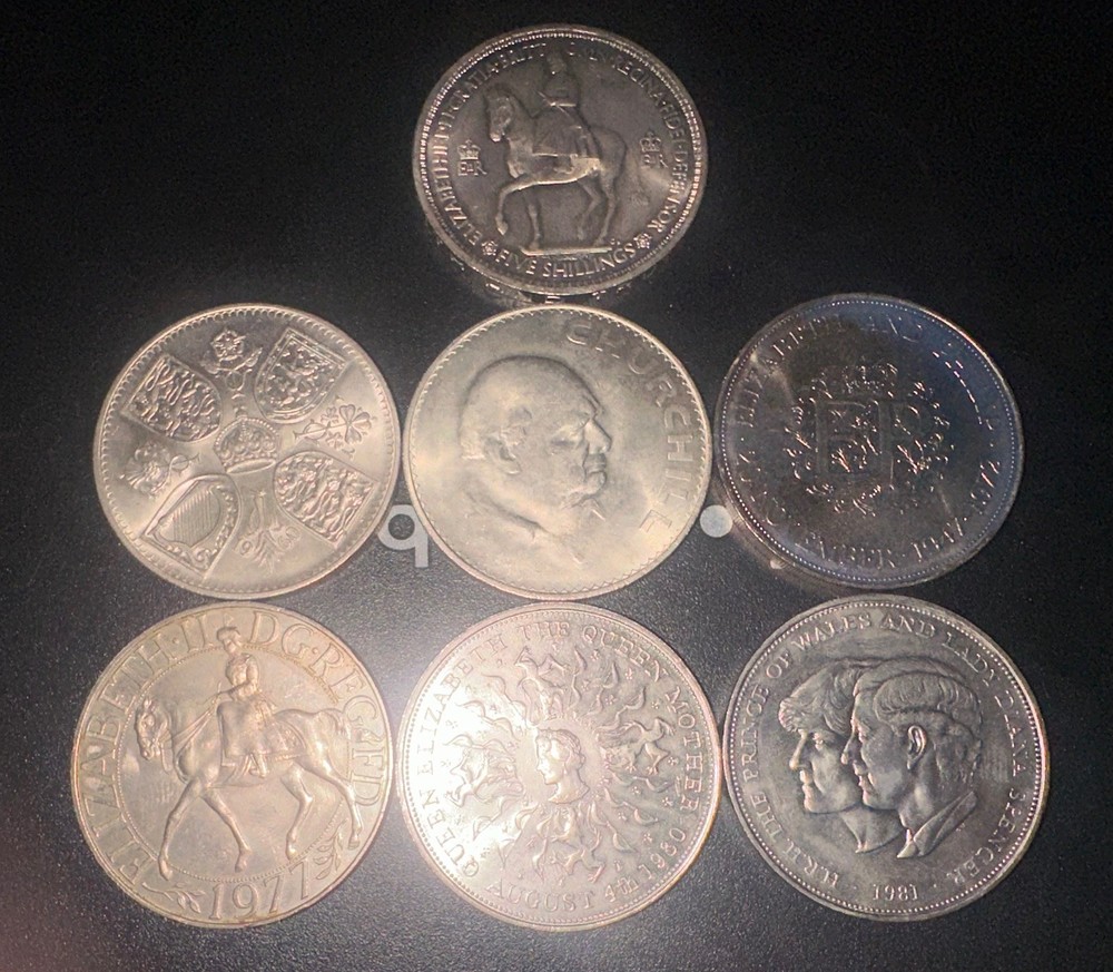 7 Crown Coin Set