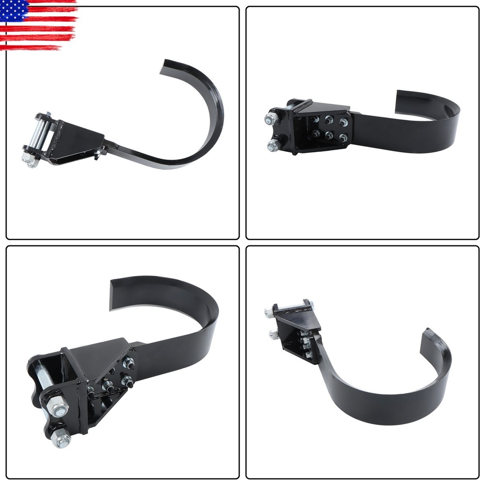 Black 370mm Tree Digging Blade Root Cutting Tool For Mini Excavator Root Planer