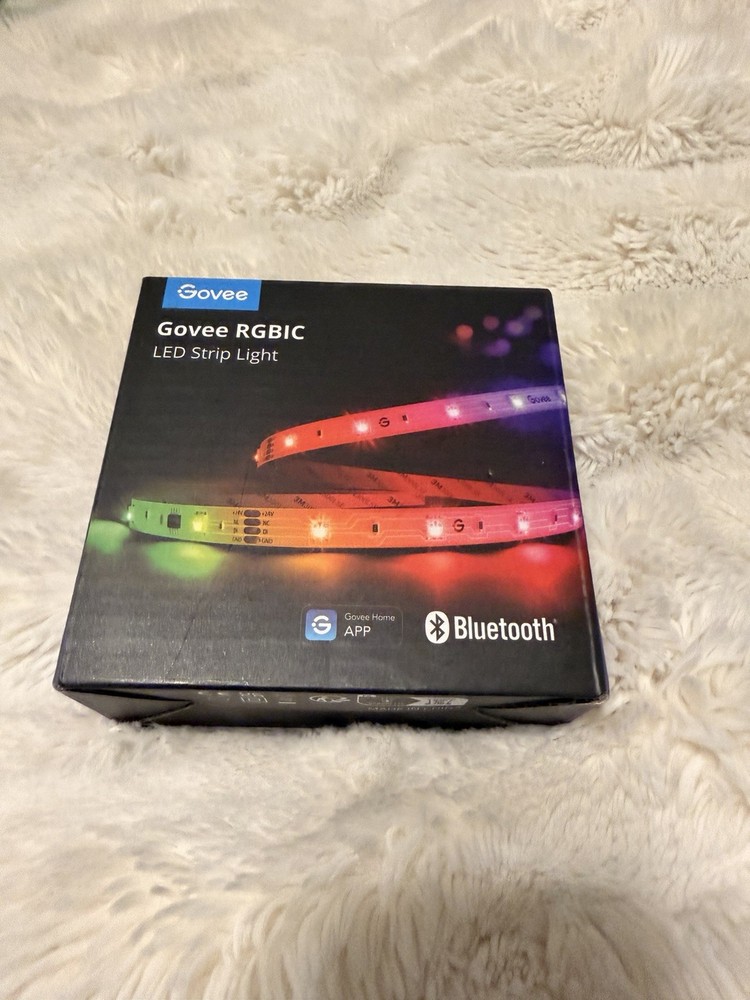 Govee RGBIC LED Light Strip Multicolor Bluetooth App Control Indoor