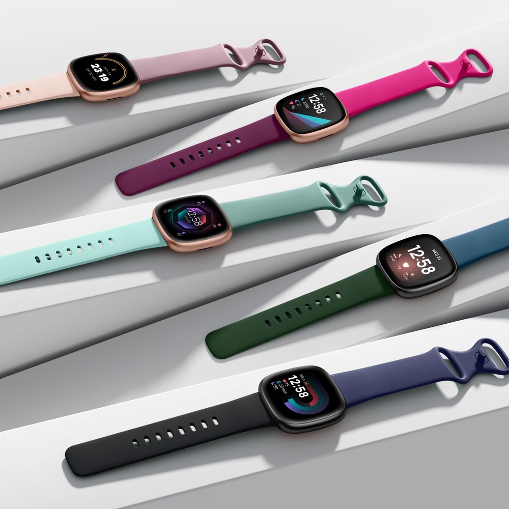 Fitbit Bands - Soft Sport Strap for Fitbit Sense/Sense 2/Versa 4/Versa 3 , La...