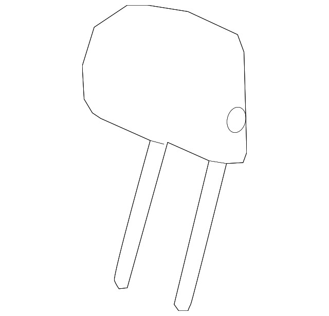 Genuine GM Headrest 84835321