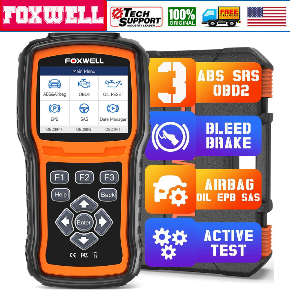 FOXWELL NT630 Plus OBD2 Scanner Diagnostic Tool ABS SRS Scanner Car Code Reader