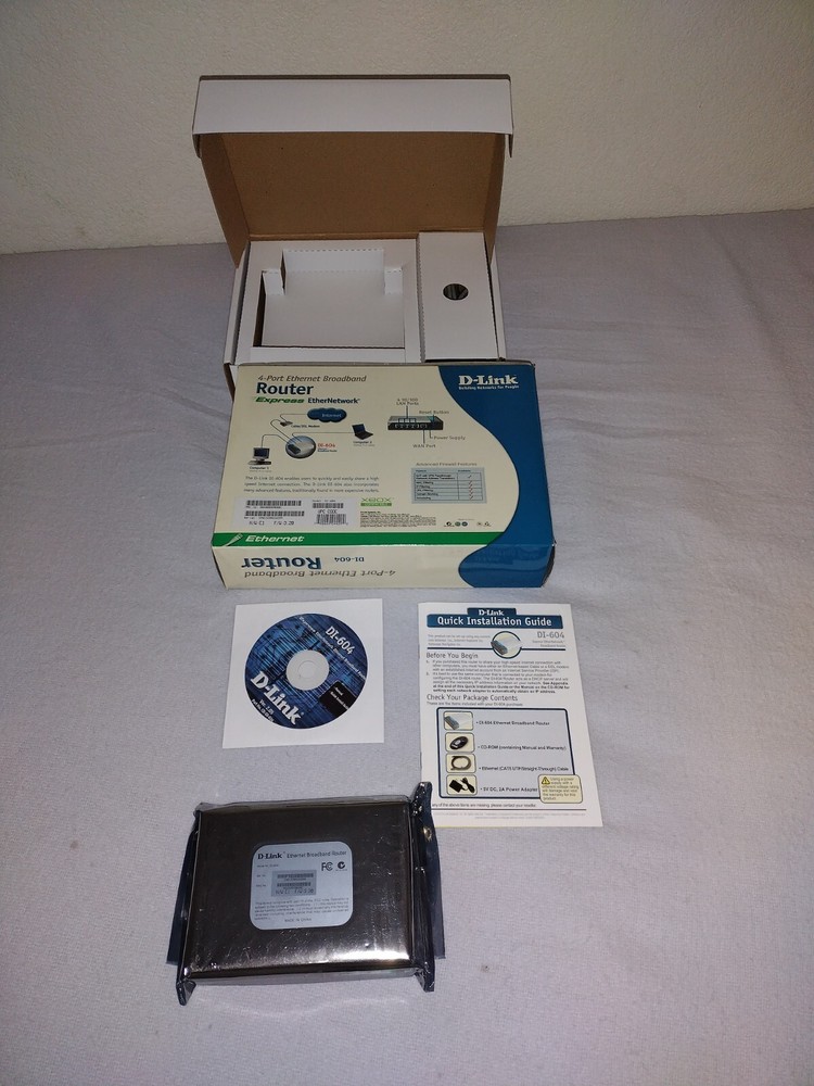 ROUTER d-link 4-port ethernet broadband