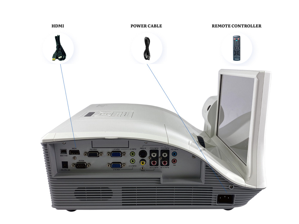 Mimio Projector 280 DLP Projector UST 3D Ready Interactive HDMI w/IR Camera