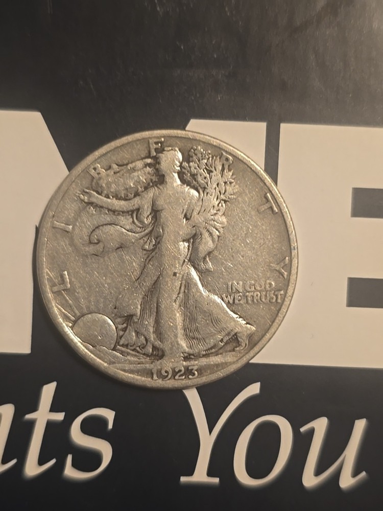 1923-S Walking Liberty Half Dollar Silver ---- Very Fine Coin Low Mint Key Date