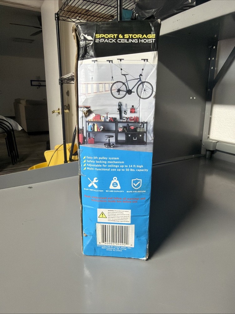 Regal Home Sport and Storage 2-Pack Ceiling Hoist