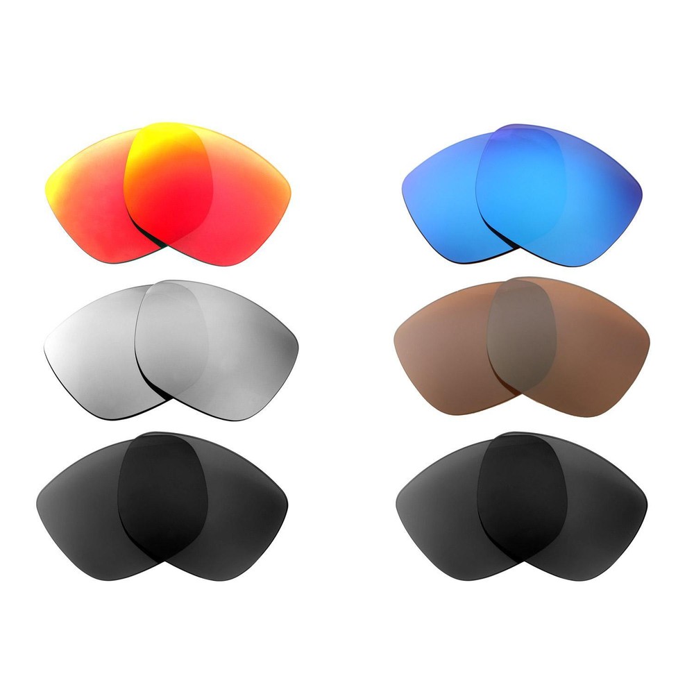 Walleva Polarized Replacement Lenses For Smith Optics Lowdown XL - Options
