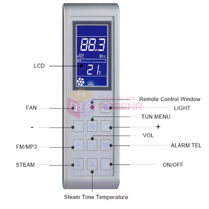 Multi-function KL-801 Steam Room Controller +Fan+ 3KW Generator+Speaker