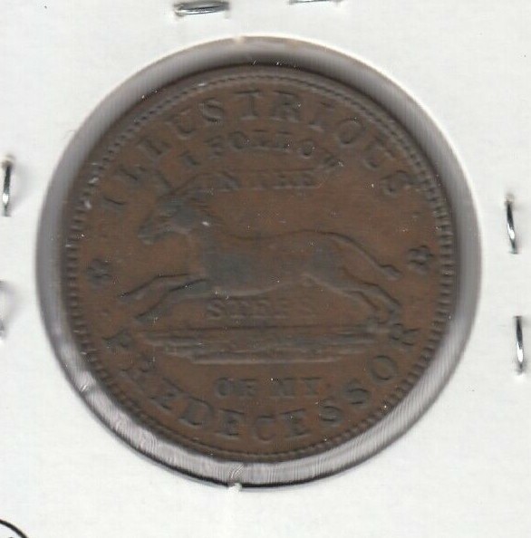 1837 Executive Experiment HT-33 Hard Times Token