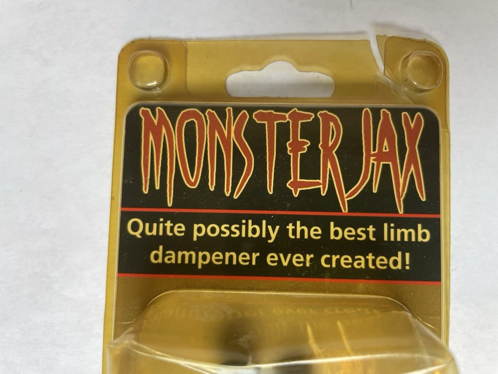 New BowJax Monster Jax Dampeners, 1022 Solid Limb Dampeners, 2 Pack,