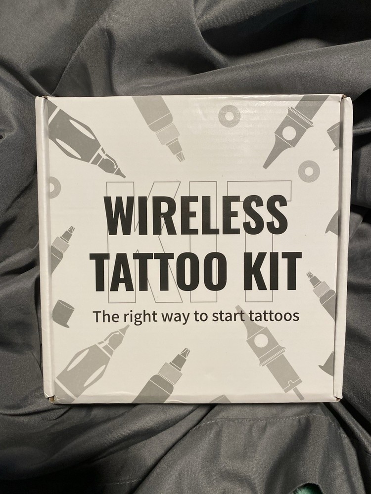 Wireless Adjustable Multicolor Tattoo Kit with Pen, Needles, Ink, Accessories