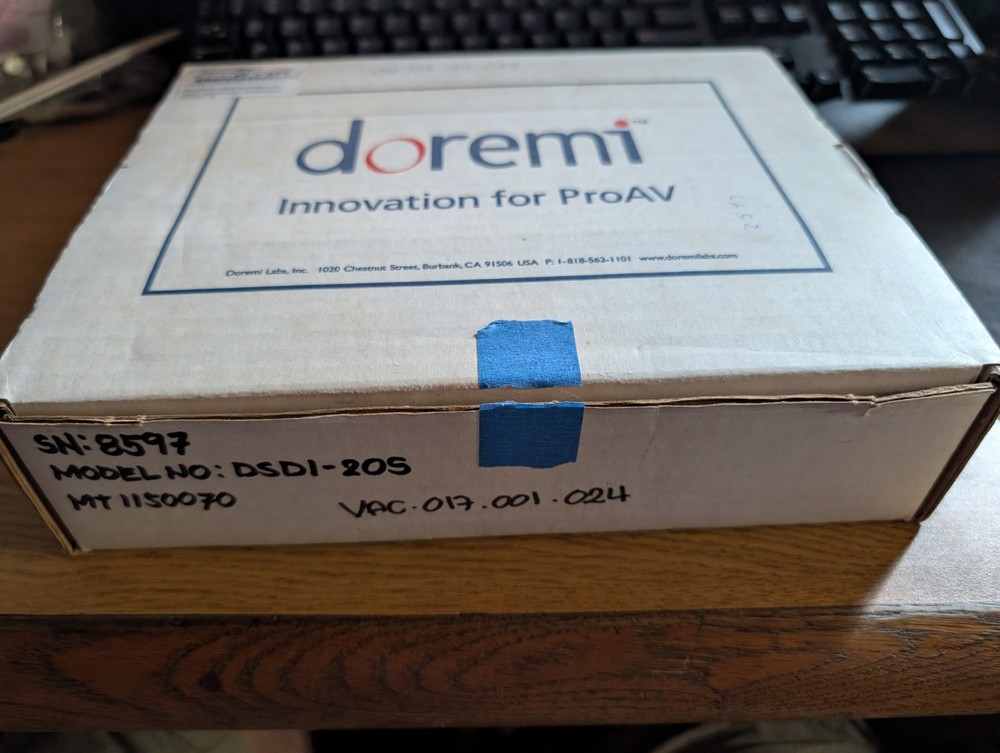 Doremi DSDI-20s DVI & HD-SDI