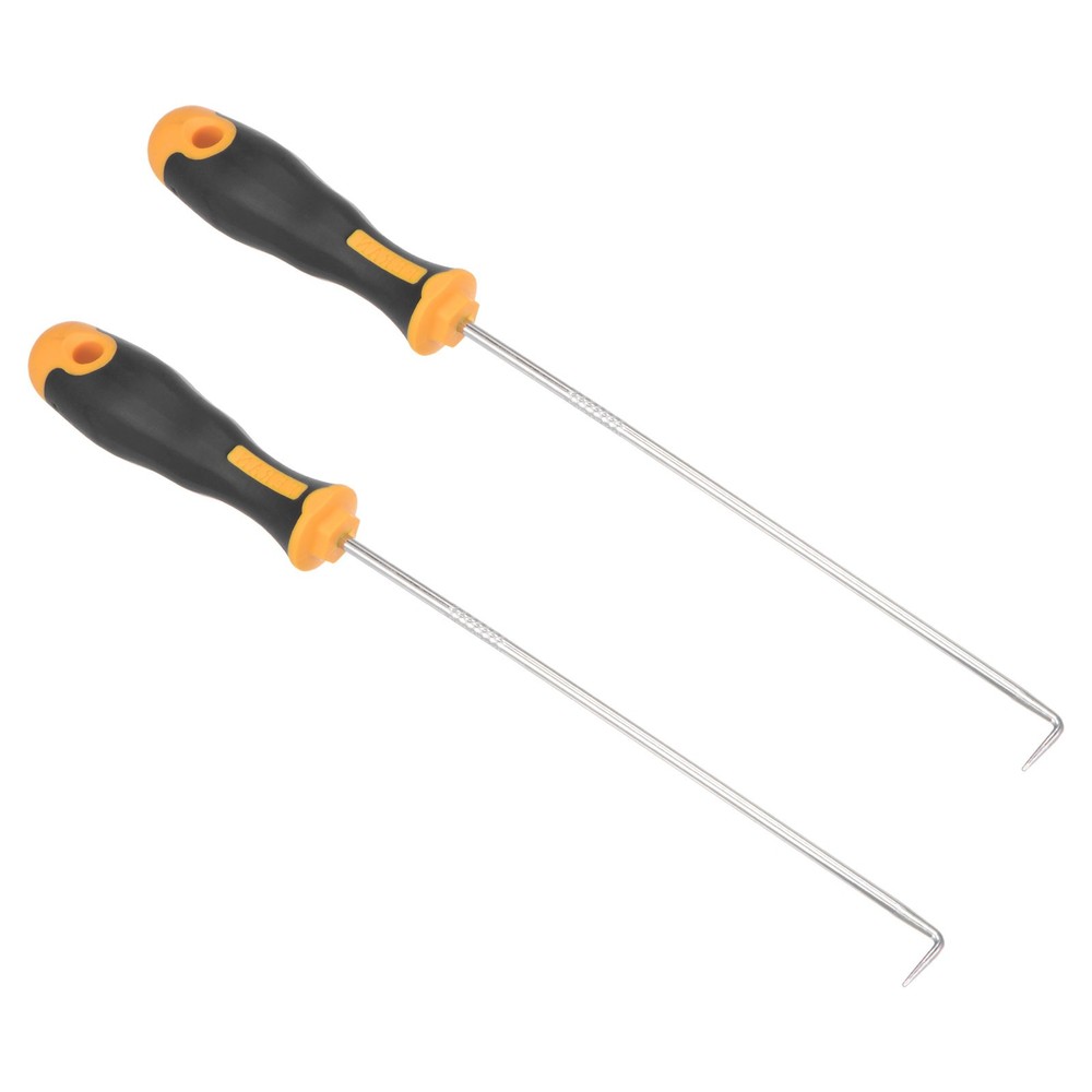 2Pcs 90 Degree Pick Hook 9.84" Puller Remover Removal Tool for Oil Seal / O-ring