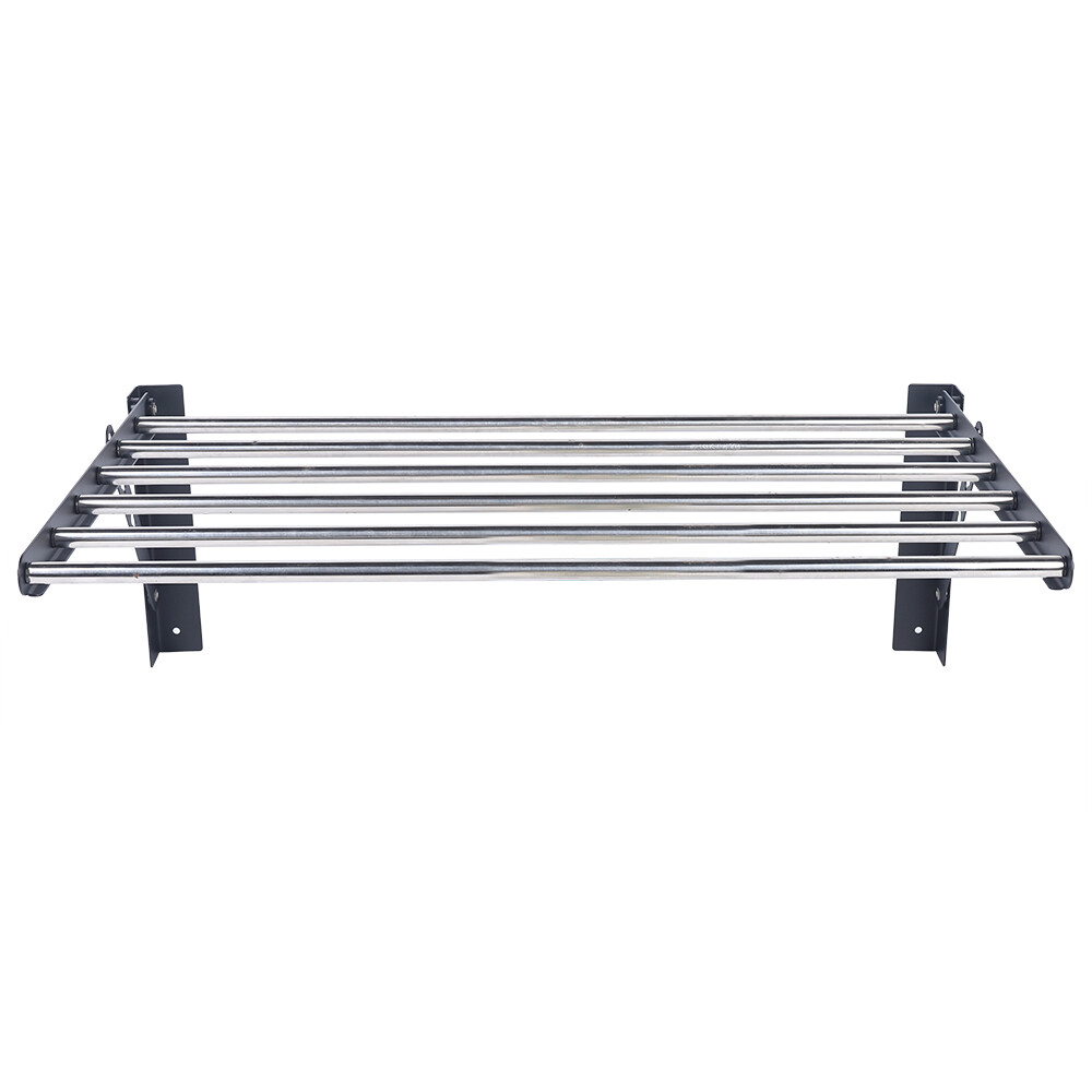 Wall Mount Drying Rack Retractable Folding Dryer Hanger Laundry Clothes Rack